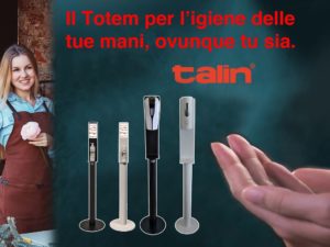 L’igiene delle mani in un gesto: totem Talin Leap 2020