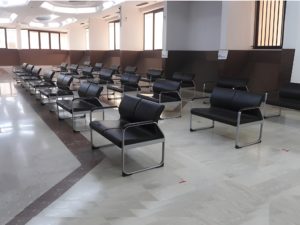 Waiting Hall with mod. One in BCEAO agency – Dakar