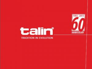 Talin Company Profile 60 Anniversary